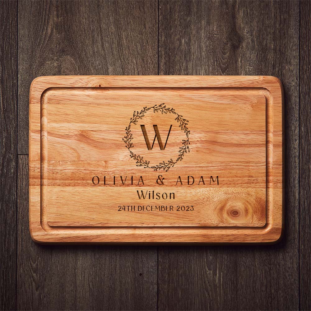 Personalised Wedding Cutting Board Gift